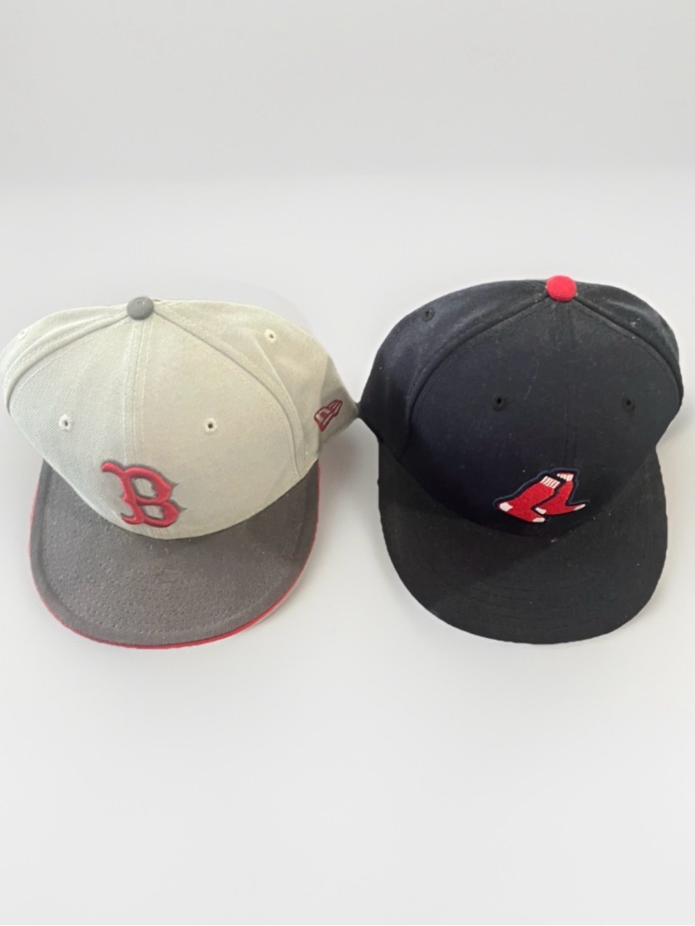 New Era Boston Red Sox Kids 2-Pack Caps - Black & Cream with Red Accents